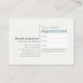 Carte De Fidélité Méditation de Yoga - Formation d'instructeur - Ren (Dos)