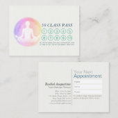 Carte De Fidélité Méditation de Yoga - Formation d'instructeur - Ren (Devant / Derrière)