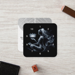 Carte De Fidélité Méditation Lotus, instructeur de yoga Passe de cla