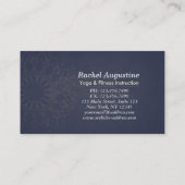 Carte De Fidélité Méditation Yoga Instructeur 5 Classe Pass (Dos)