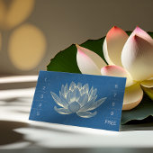 Carte De Fidélité Méditation YOGA Instructeur Loyalty Punch Lotus