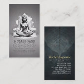 Carte De Fidélité Méditation Yoga Instructeur Reiki Master Class Pas (Devant / Derrière)