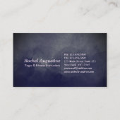 Carte De Fidélité Méditation Yoga Pose Om Classe des signes Pass (Dos)