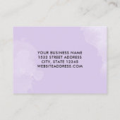 Carte De Fidélité Merci d'achat de code QR noir violet (Dos)