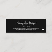 Carte De Fidélité Merci Doodé Black Heart (Dos)