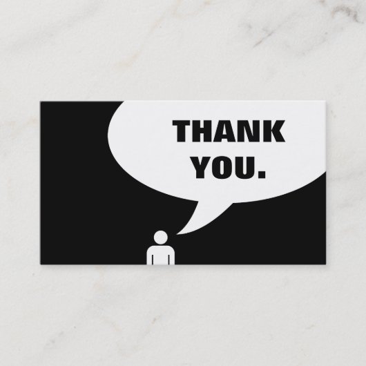 Carte De Fidélité merci. (fidélité de client) (Devant)