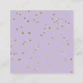 Carte De Fidélité *~* Merci QR Reward Pastel Flat Loyalty Card (Dos)