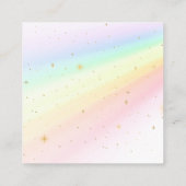 Carte De Fidélité *~* Merci Rainbow QR Punch (Dos)