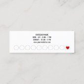 Carte De Fidélité Minimalist Modern Black Coffee Beans (Dos)