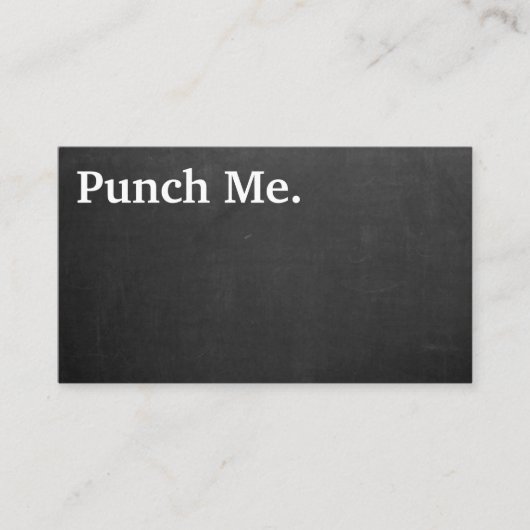 Carte de fidélité minimaliste noire moderne (Devant)