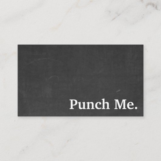 Carte de fidélité minimaliste noire moderne (Devant)