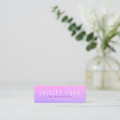 Carte de fidélité minime Gradient (Debout devant)