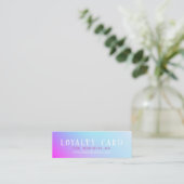 Carte de fidélité minime Gradient (Debout devant)