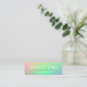 Carte de fidélité minime Gradient (Debout devant)