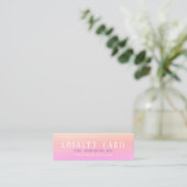 Carte de fidélité minime Gradient (Debout devant)
