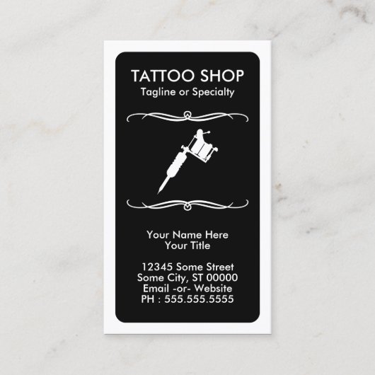 carte de fidélité mod TATTOO (Devant)