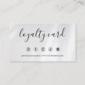 Carte de fidélité Modèle, Client moderne Loyauté (Devant)