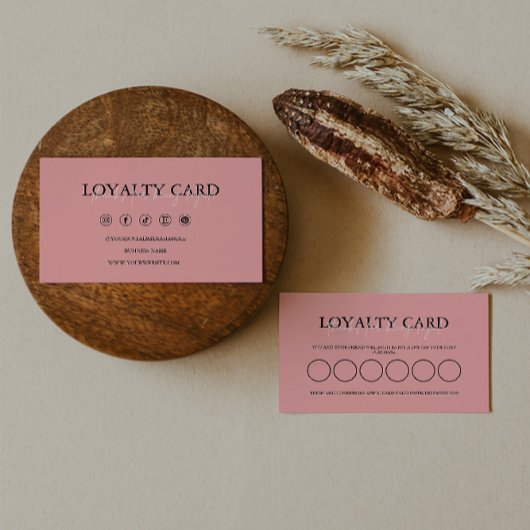 Carte de fidélité Modèle, Moderne