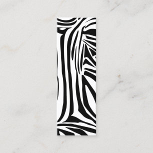 Carte De Fidélité Modèle Zèbre