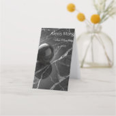 Carte De Fidélité Modern Minimalist Pink-Purple Border Template (Devant)