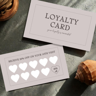 Carte De Fidélité Modern Small Business Customer Stamp Reward