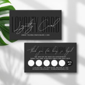 Carte De Fidélité Modern typography script reward 