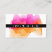 Carte De Fidélité Modern Watercolor Blot | Loyalty (Devant)