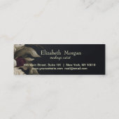 Carte De Fidélité Moderne Élégant Coeurs Professionnels Roses (Dos)