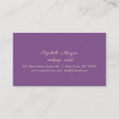 Carte de fidélité moderne Elegtery Lips (Dos)