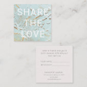 carte de fidélité moderne en or bleu texturé (Devant / Derrière)