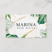 Carte de fidélité moderne pour professionnels de l (Devant)