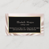 Carte de fidélité moderne professionnelle élégante (Dos)