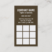 Carte De Fidélité mort avant decaf bokeh (Dos)