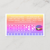 Carte De Fidélité mot hamburger web (Dos)