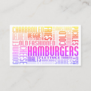 Carte De Fidélité mot hamburger web