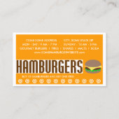 Carte De Fidélité mot hamburgers web (Dos)