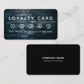 Carte De Fidélité Mur d'ardoise, Style moderne (Devant / Derrière)