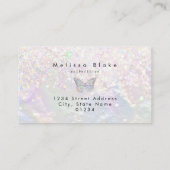 carte de fidélité nacre papillon (Dos)