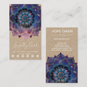 Carte De Fidélité Nebula Bloom | Mandala (Devant / Derrière)