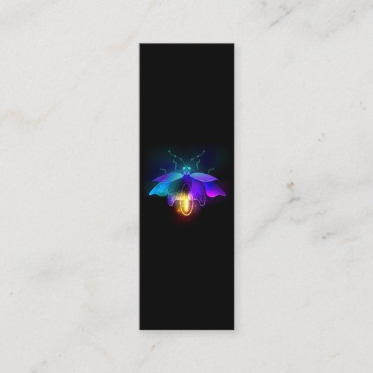 Carte De Fidélité Neon Firefly sur noir (Devant)