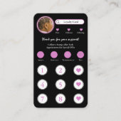 Carte de fidélité Neon Pink Instagram (Devant)