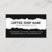 Carte De Fidélité obtenez 1 CAFÉ libre (Dos)