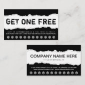 Carte De Fidélité obtenez un libre (Devant / Derrière)