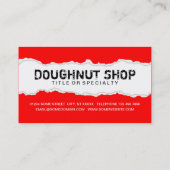 Carte De Fidélité obtenir 1 DOUGHNUT gratuit (Dos)