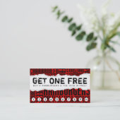 Carte De Fidélité obtenir 1 HAMBURGER gratuit (Debout devant)