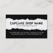 Carte De Fidélité obtenir un CUPCAKE gratuit (Dos)