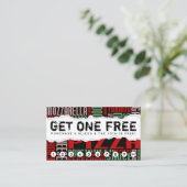 Carte De Fidélité obtenir une PIZZA SLICE gratuite (Debout devant)