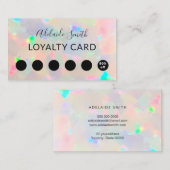 carte de fidélité opal gemstone (Devant / Derrière)