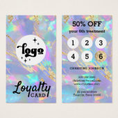 carte de fidélité opal stone (Devant & derrière)