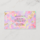 carte de fidélité opale texture (Dos)